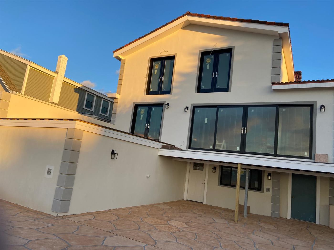 Stucco exterior finished by Weverton's Plastering